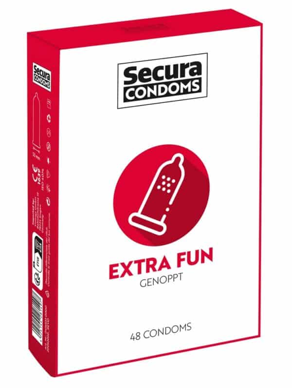 Secura Kondome „Extra Fun“ mit Stimulationsnoppen