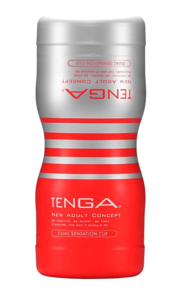 TENGA Masturbator „Dual Sensation Cup” mit 2 Öffnungen