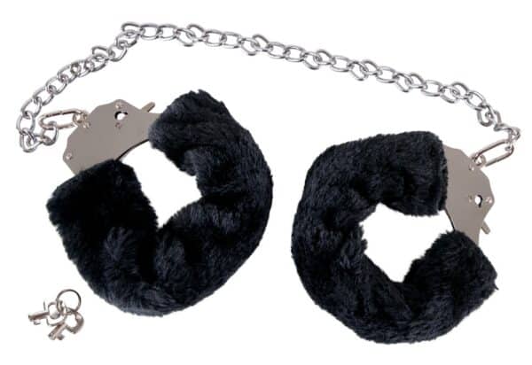 You2Toys Handschellen „the bigger handcuffs“ mit Plüsch und langer Kette