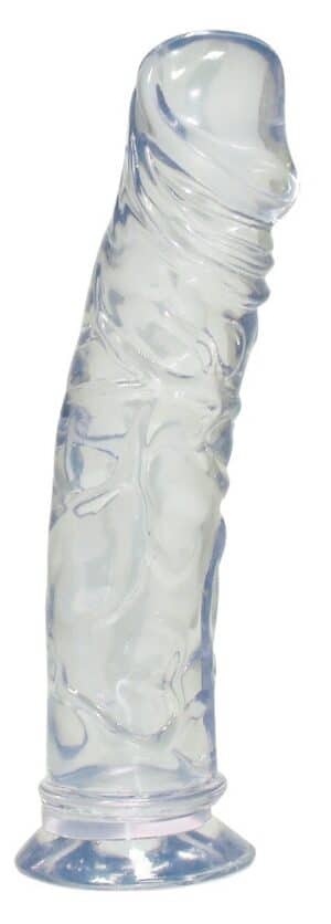 Crystal Naturdildo „Medium Dong“ mit Saugfuß