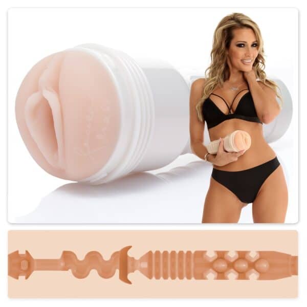 Fleshlight Masturbator „Jessica Drake“ mit gerillt-genopptem Heavenly-Lustkanal