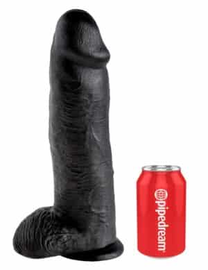 King Cock Dildo „12" Cock with Balls“