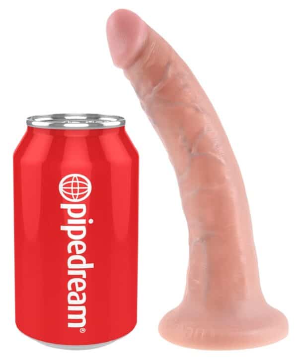 King Cock Naturdildo 7" Cock mit Saugfuß