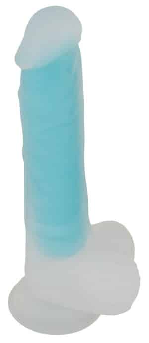 You2Toys Naturdildo „Glow in the Dark” mit Saugfuß