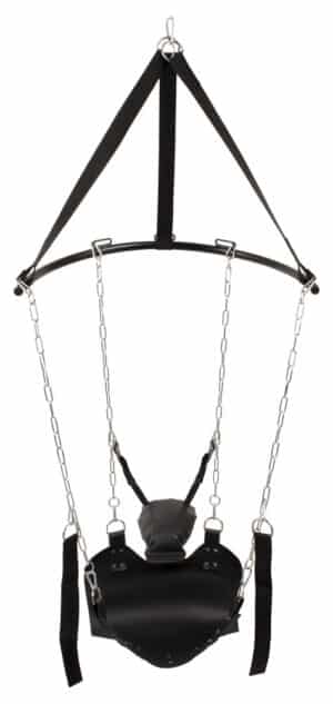 You2Toys Liebesschaukel "Sex Swing" mit Liegefläche aus Leder und Kopfpolster