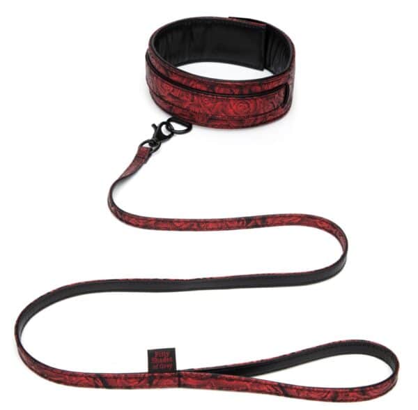 Fifty Shades of Grey Halsfessel mit Leine „Sweet Anticipation Collar and Lead“