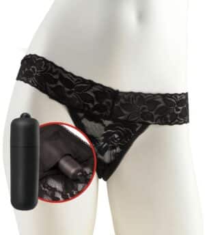 Fetish Fantasy Series Vibro-String „Hanky Spank Me Vibrating Panty“