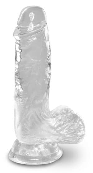 King Cock Clear Dildo „Cock with Balls 5“