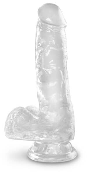 King Cock Clear Dildo „Cock with Balls 6“