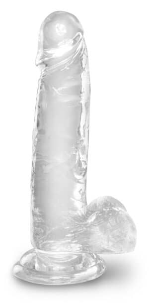 King Cock Clear Dildo „Cock with Balls 7“