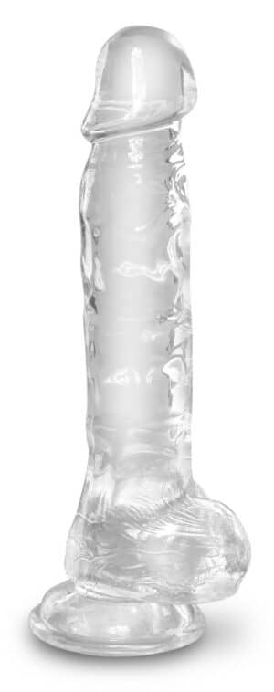 King Cock Clear Dildo „Cock with Balls 8“