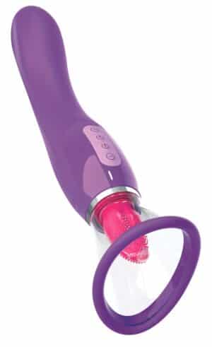 Fantasy For Her Vibrator „her ultimate pleasure“ mit Hotspot-Sauger & Zungenstimulator