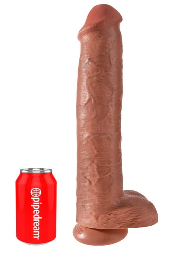 King Cock Dildo „Cock with Balls 15"“