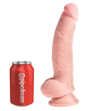 King Cock Plus Dildo „8" Triple Density Cock with Balls“