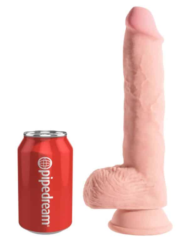 King Cock Plus Dildo „10" Triple Density Cock with Balls“