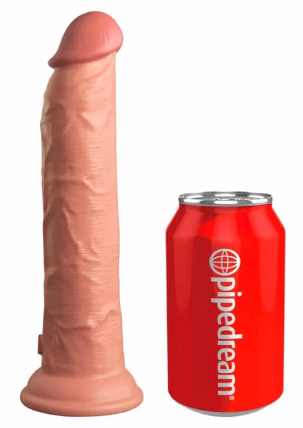 King Cock Elite Naturdildo „9“ Dual Density Silicone Cock“ mit extra starkem Saugfuß