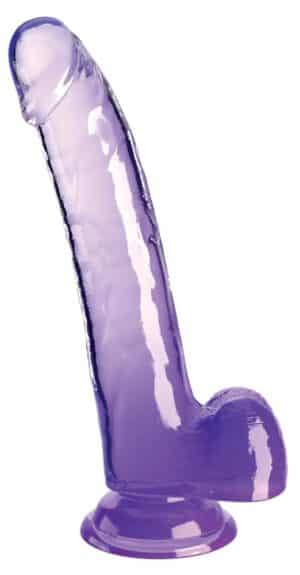 King Cock Clear Naturdildo „9“-Cock with Balls“ mit Saugfuß