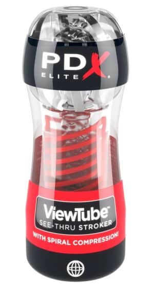 PDX Elite Masturbator „ViewTube 2 with Spiral Compression"