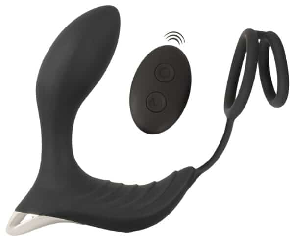 Men's Toys „RC Prostata Vibrator mit Penis- und Hodenring“