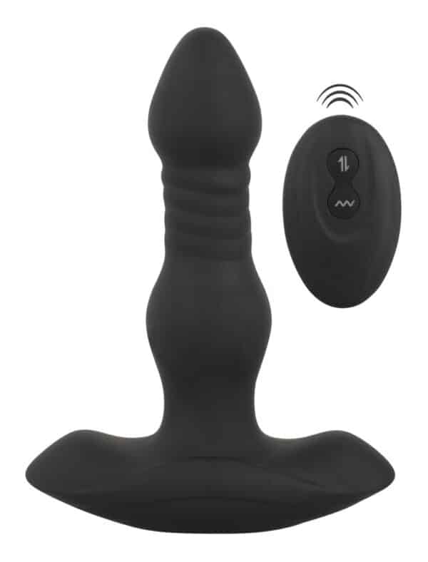 PRO ANAL „RC Analplug mit Stoßfunktion“ mit 10 Vibrationsmodi und 3 Stoßgeschwindigkeiten