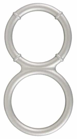 You2Toys „Metallic Silicone cock and ball ring“ aus Silikon