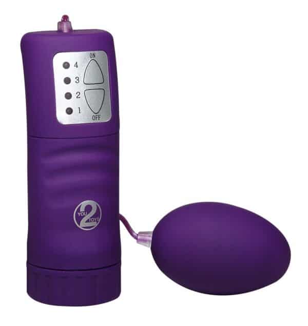 You2Toys Vibroei „Velvet Purple Pill“ mit Fernbedienung und 4 Vibrationsstufen