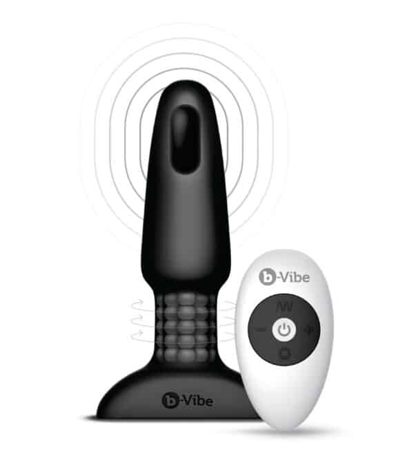 b-Vibe Analvibrator „Rimming 2“ mit Fernbedienung