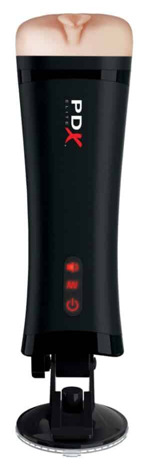 PDX Elite Masturbator „Talk-Back Super Stroker“ mit 10 Vibrationsmodi