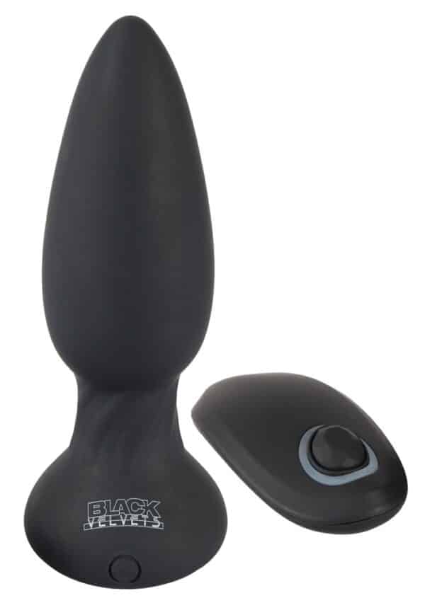 Black Velvets Vibro-Analplug „RC Vibrating Plug“ mit Fernbedienung