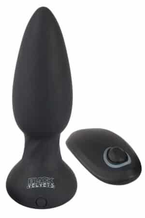 Black Velvets Analplug „RC Rotating Plug“ mit Fernbedienung