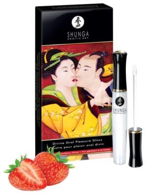 Shunga Lipgloss „Divine Oral Pleasure Gloss“ mit prickelndem Kalt-Warm-Effekt