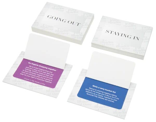 Fifty Shades of Grey Kartenspiel „Play Nice Date Night Idea Cards“