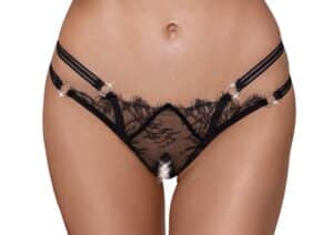 Cottelli LINGERIE Riostring ouvert aus Eyelash-Spitze