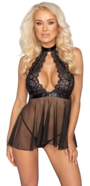 kissable Babydoll plus String