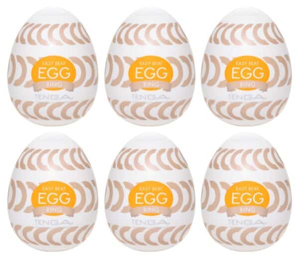 TENGA Masturbator „Egg Ring“ mit Rillenringe-Stimulationsstruktur