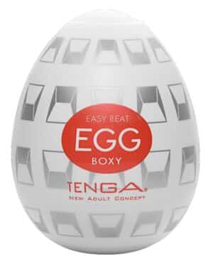 TENGA Masturbator „Egg Boxy“ mit intensiver Stimulationsstruktur