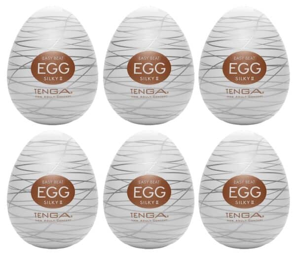 TENGA Masturbator „Egg Silky II“ mit neuer Rillenfaden-Stimulationsstruktur