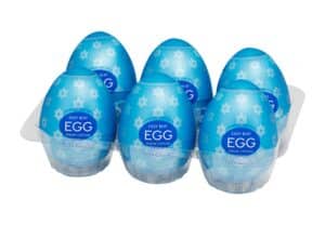 TENGA Masturbator „Egg Snow Crystal“ mit intensiver Kristall-Stimulationsstruktur