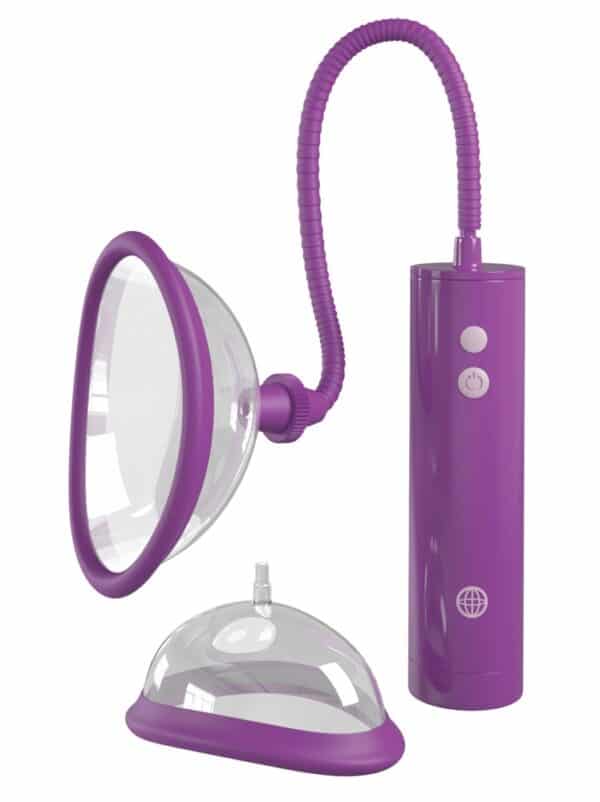 Fantasy For Her Vagina-Saugschale „Rechargeable Pump Kit“ mit 2 verschieden großen Saugschalen