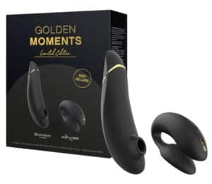 Womanizer Toy-Set „Golden Moments “ mit Womanizer Premium 2 und We-Vibe Chorus